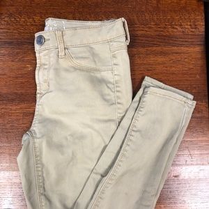 Beige/tan Stretchy Skinny Jeans